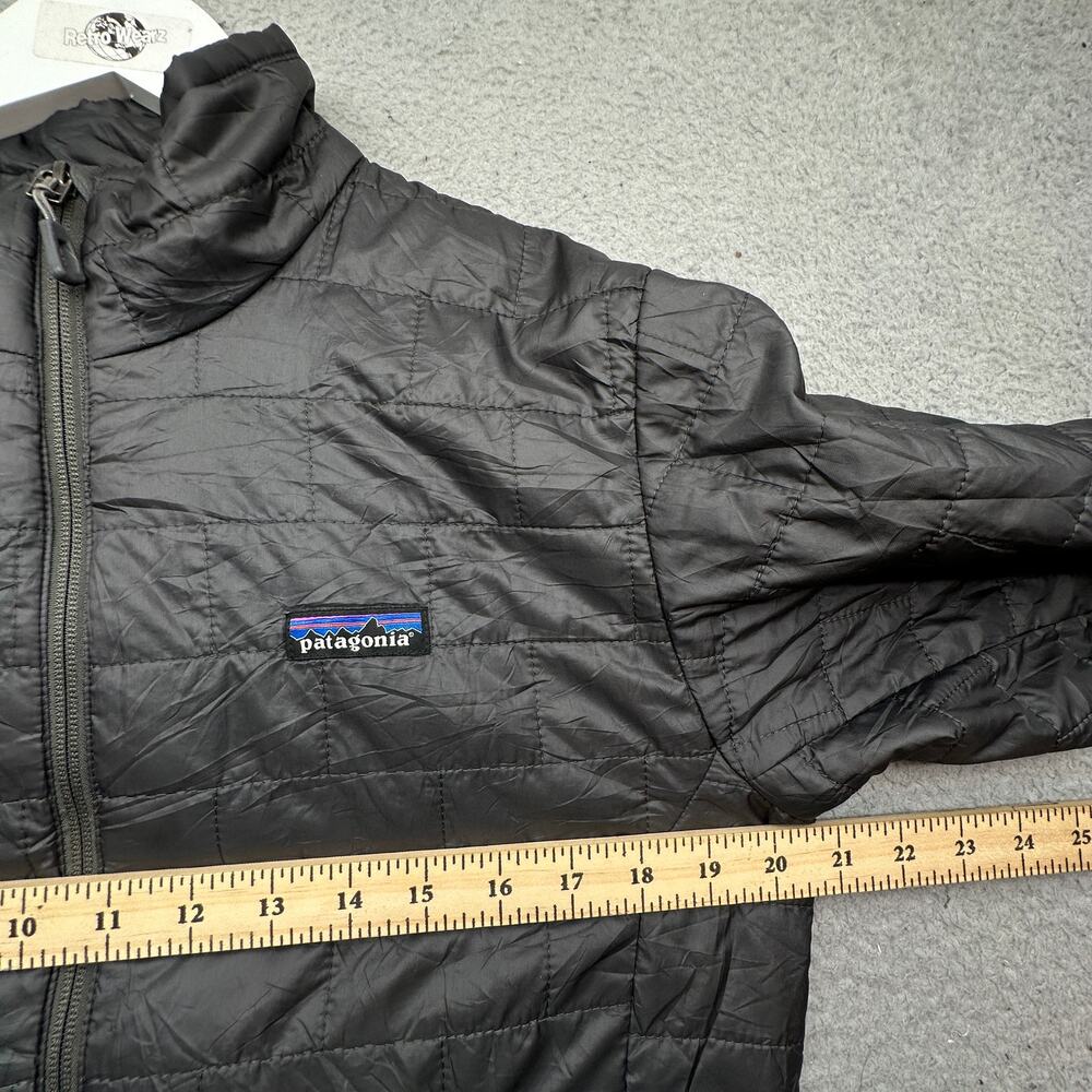 Patagonia Nano Puff Primaloft Puffer Jacket Mens Small Gray Full Zip 84212 - Picture 5 of 11